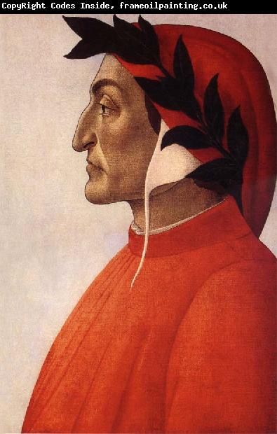 Sandro Botticelli Portrat of Dante